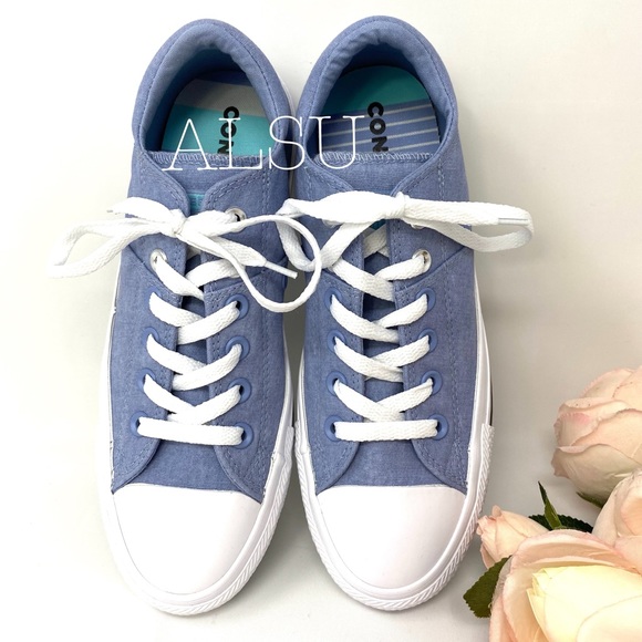BLACK FRIDAY 🔥 Converse Madison Low Canvas Indigo Fog Women's AUTHENTIC 564333F - Picture 5 of 8